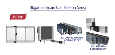 Okyanus Isıcam Cam Balkon Serisi